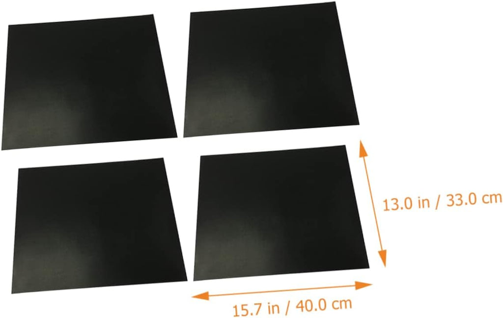 4 Pack Heat Resistant PTFE Grill Oven Mats
