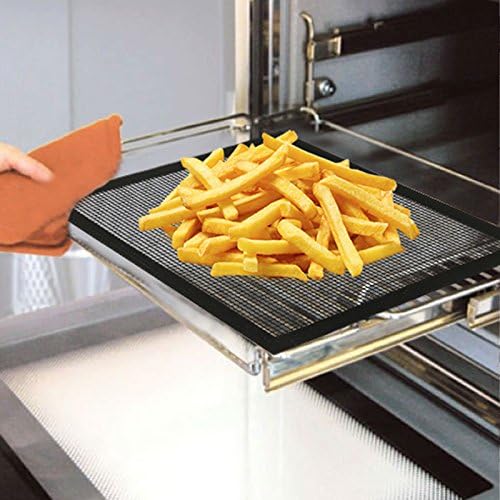 2 Pack Perforated PTFE Nonstick Oven Grill Mats