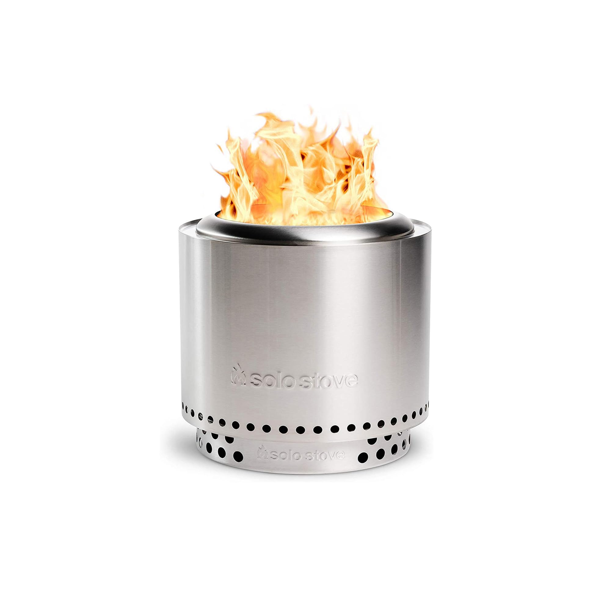 Portable Smokeless Stainless Steel Fire Pit with Stand