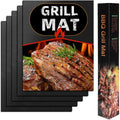 5 Pack PFOA-Free Nonstick Teflon Grill Mats