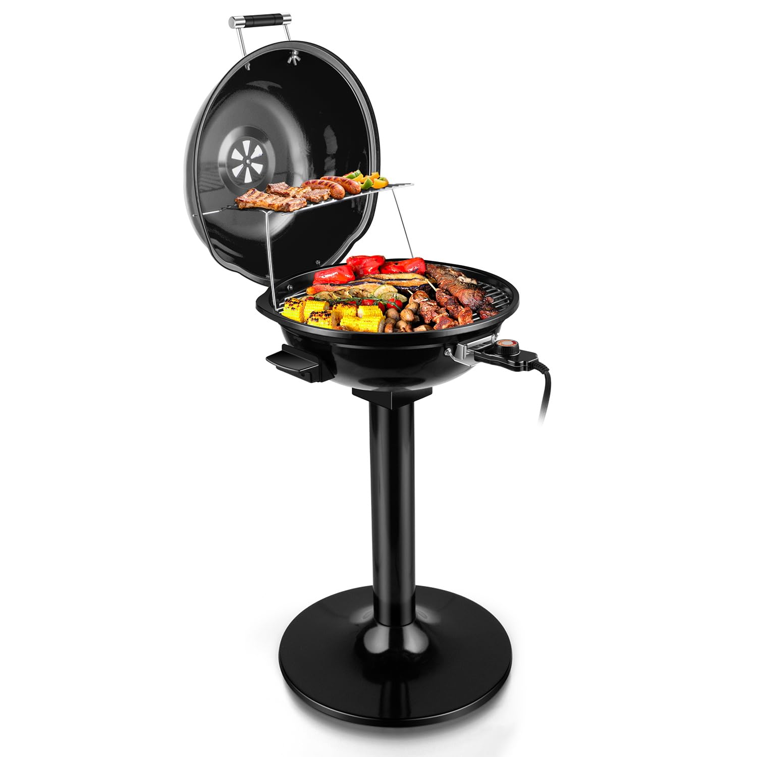 Double Layer Portable Indoor Outdoor Electric BBQ Grill