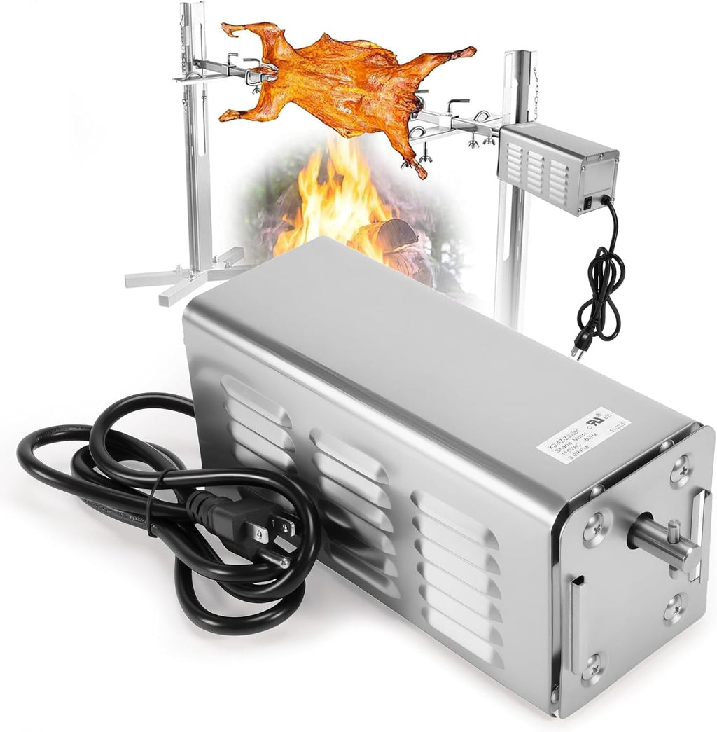 40W Heavy Duty Electric BBQ Rotisserie Spit Motor