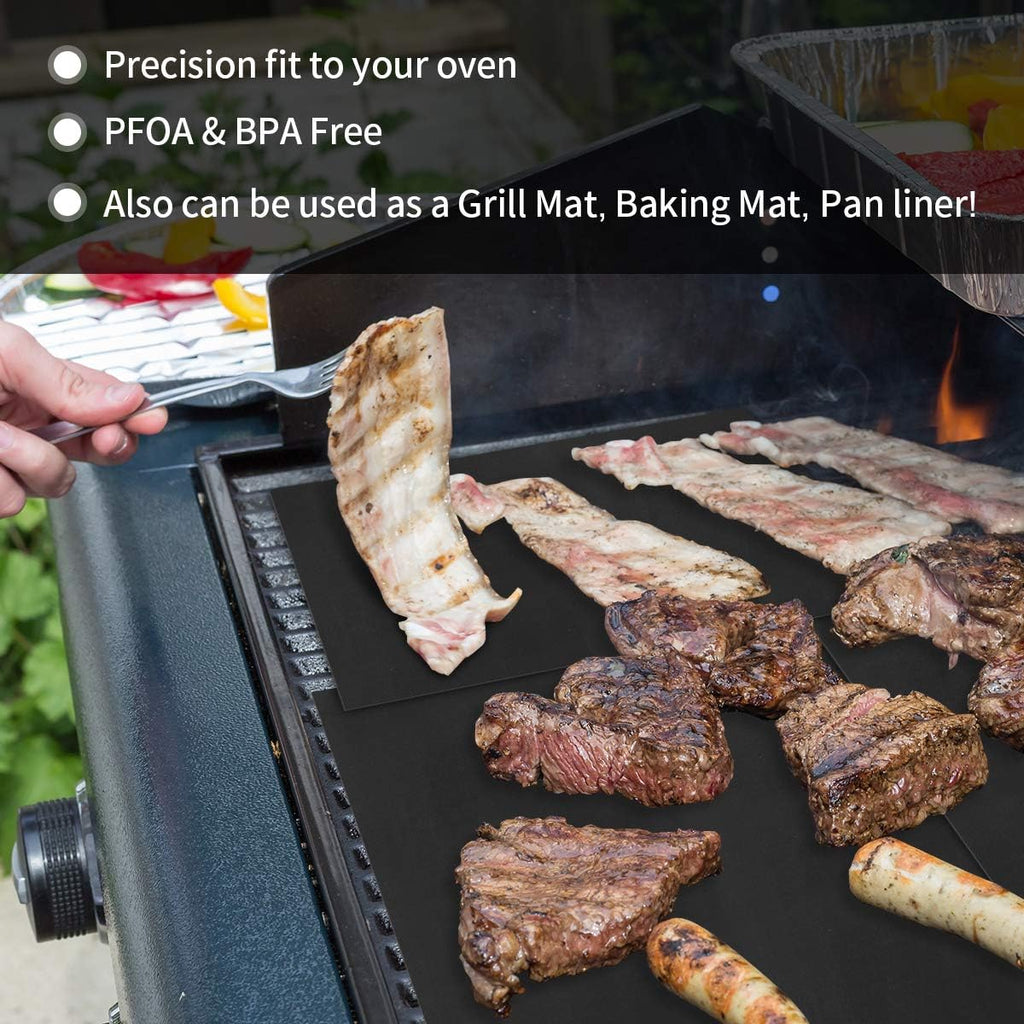 3 Pack Thick Nonstick Teflon Oven Grill Liners