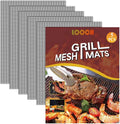 Set of 5 Nonstick Mesh Reusable BBQ Grill Mats