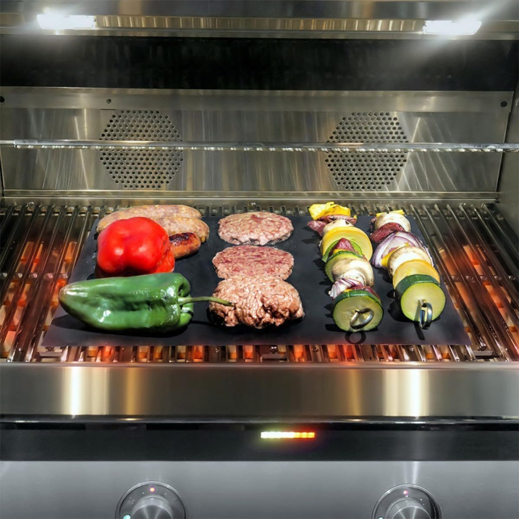 5 Pack PTFE Fiberglass Nonstick BBQ Grill Mats