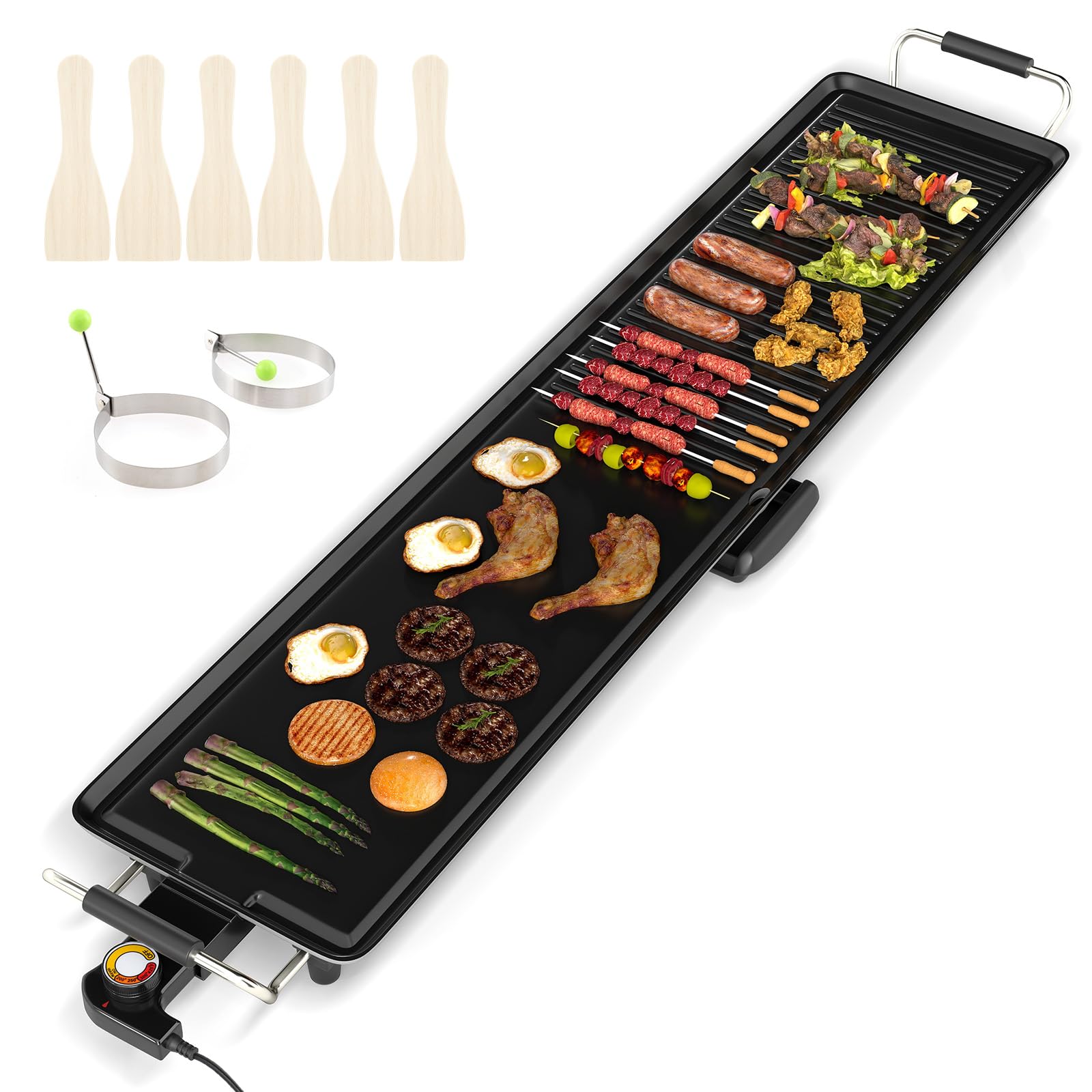 35 Inch Large Portable Electric Teppanyaki Griddle