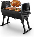 21 Inch 2-in-1 Portable Charcoal Rotisserie Grill