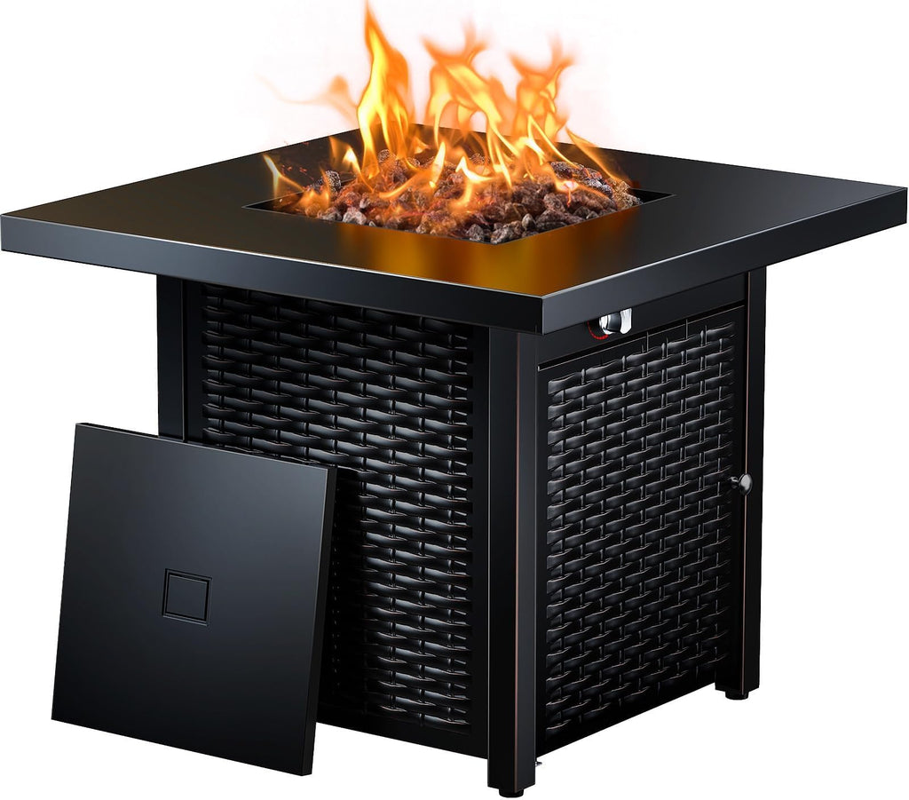 42 Inch 60000 BTU Dual Use Propane Fire Pit Table