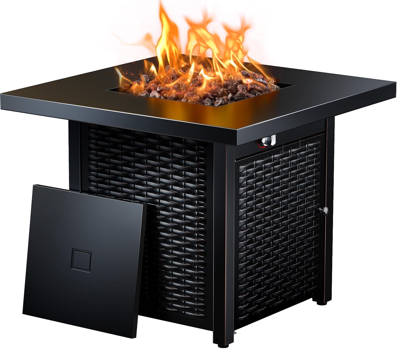 42 Inch 60000 BTU Dual Use Propane Fire Pit Table