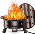 19 Inch Portable 58000 BTU Propane Fire Pit Grill