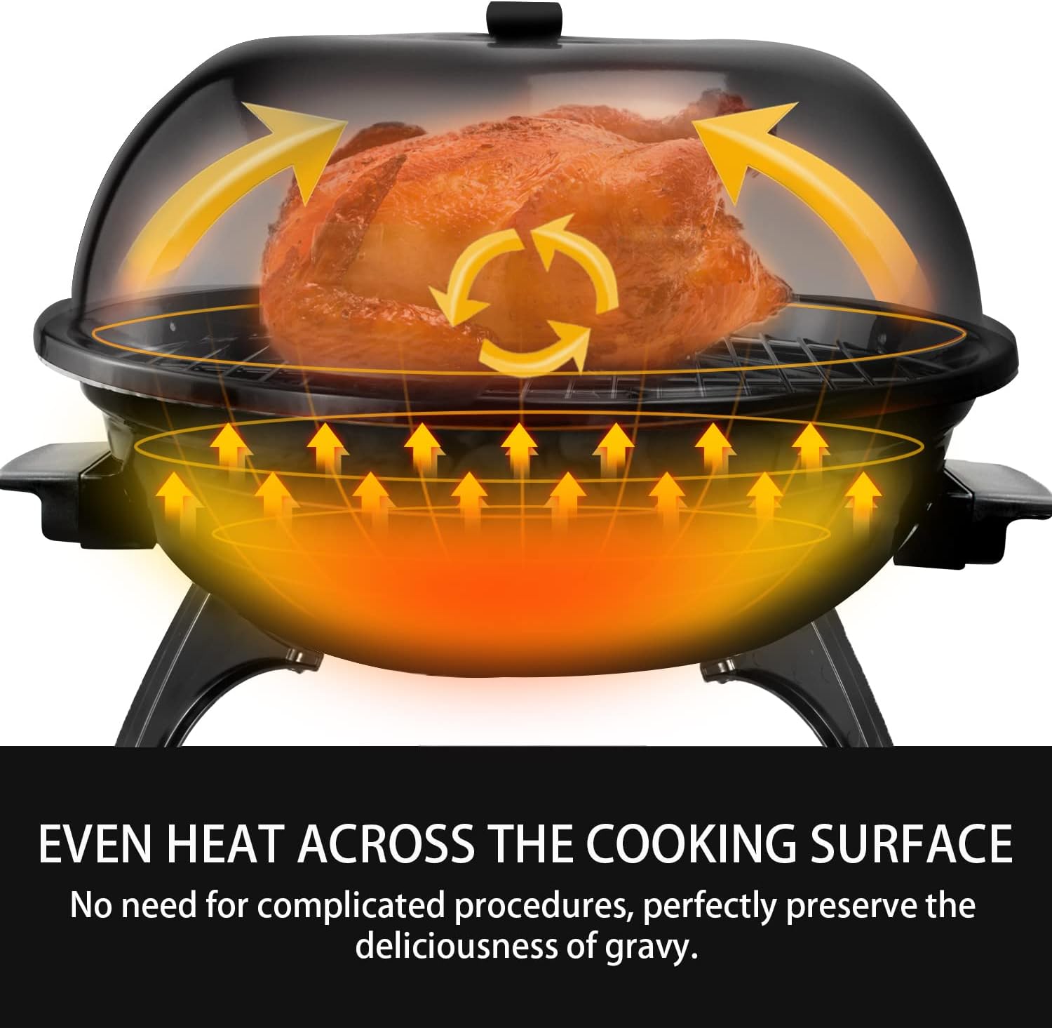 Portable Double Layer Indoor Outdoor Electric Grill