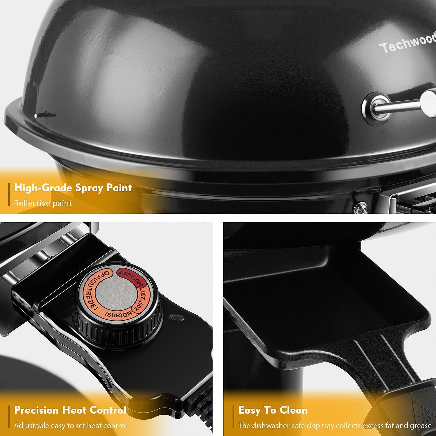 Double Layer Portable Indoor Outdoor Electric BBQ Grill