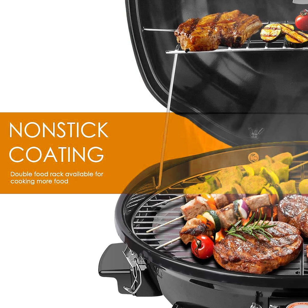 Portable Double Layer Indoor Outdoor Electric Grill
