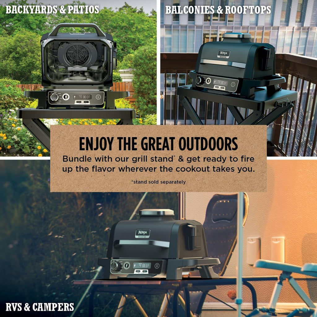 7-in-1 Woodfire Outdoor Grill Smoker Air Fryer