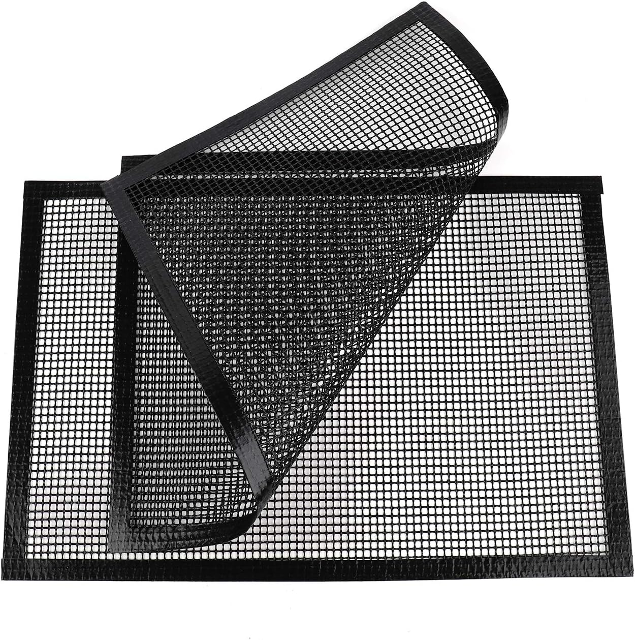 2 Pack Reinforced Nonstick Mesh BBQ Grill Mats