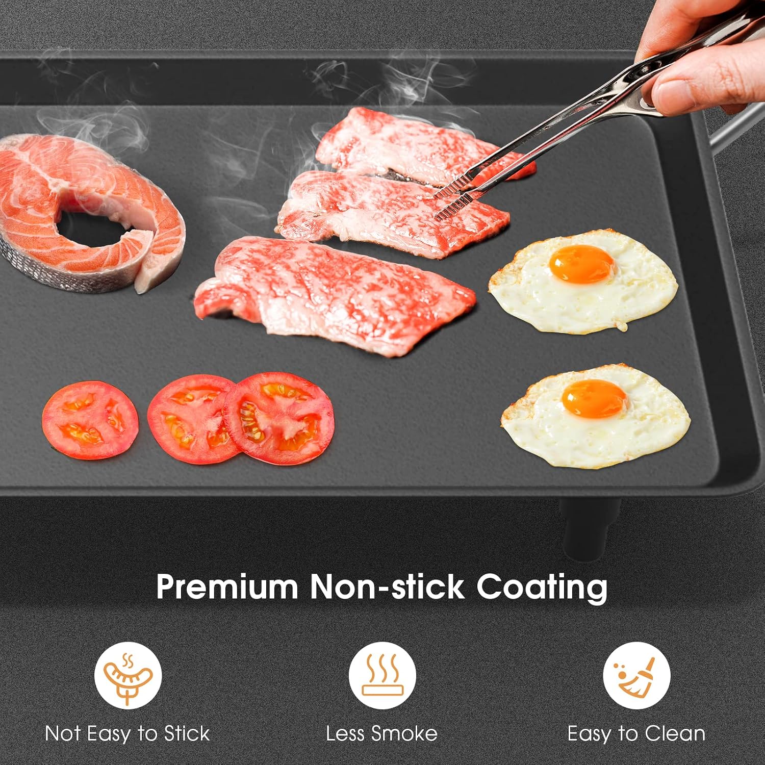 35 Inch Large Nonstick Electric Tabletop Griddle
