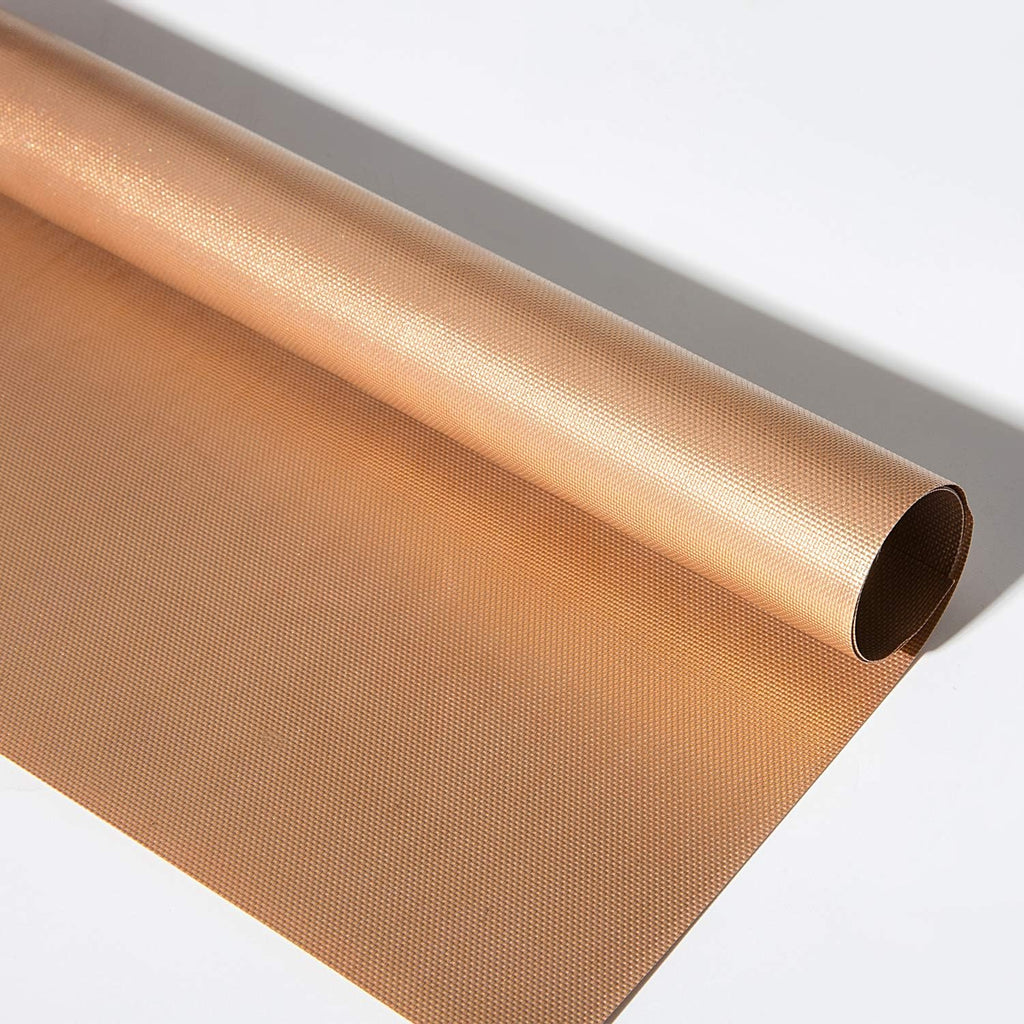 5 Pack Copper Nonstick Grill Mats 15.75x13 Inch