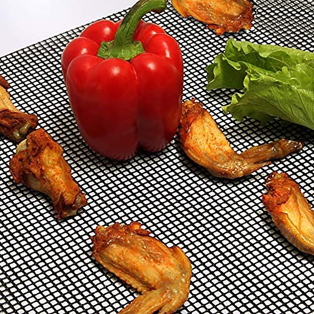 Set of 5 Nonstick Mesh Reusable BBQ Grill Mats