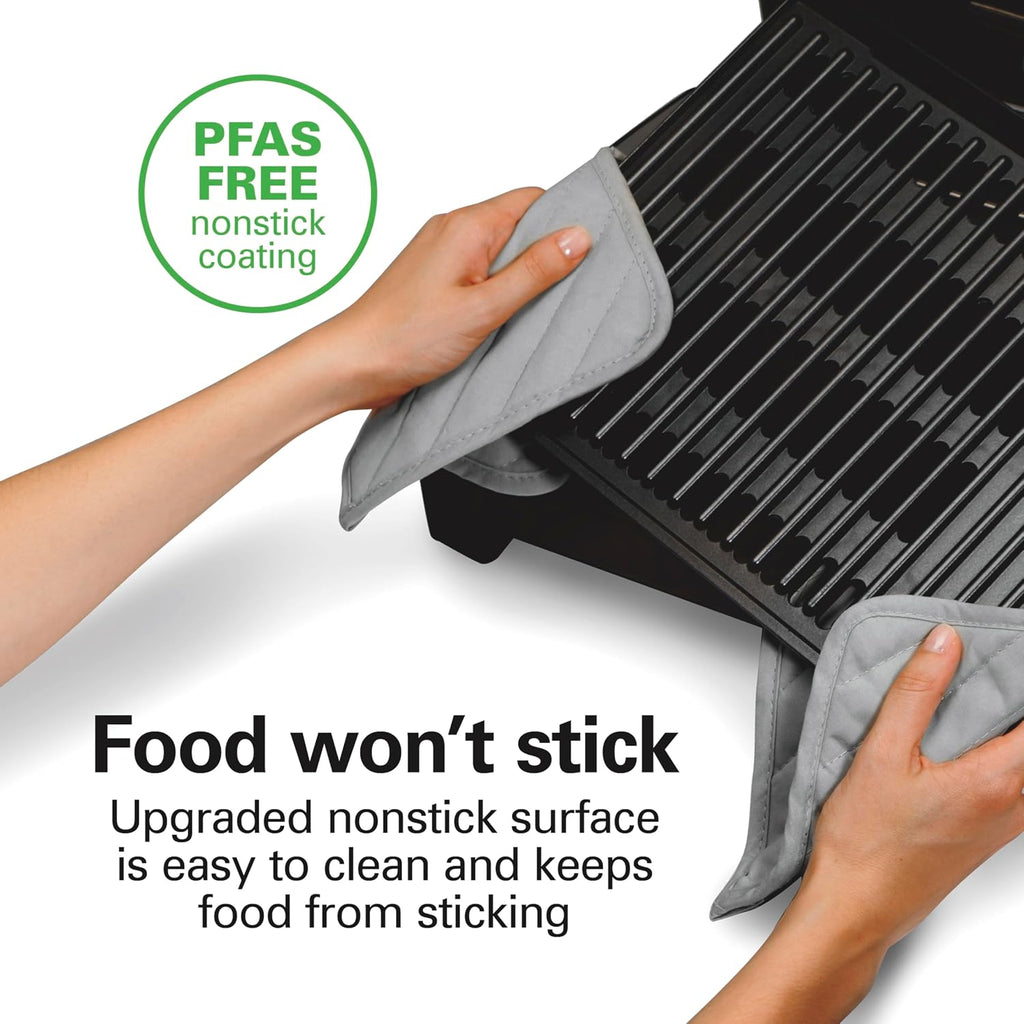 Indoor Nonstick Electric Searing Grill Adjustable Temp