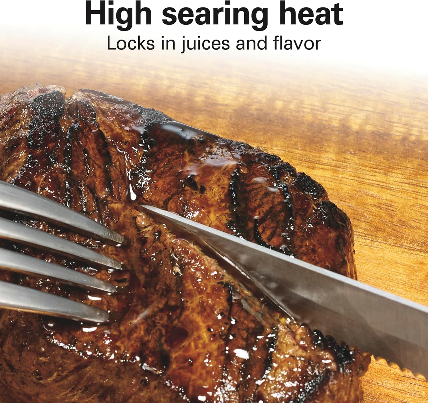 Indoor Nonstick Electric Searing Grill Adjustable Temp