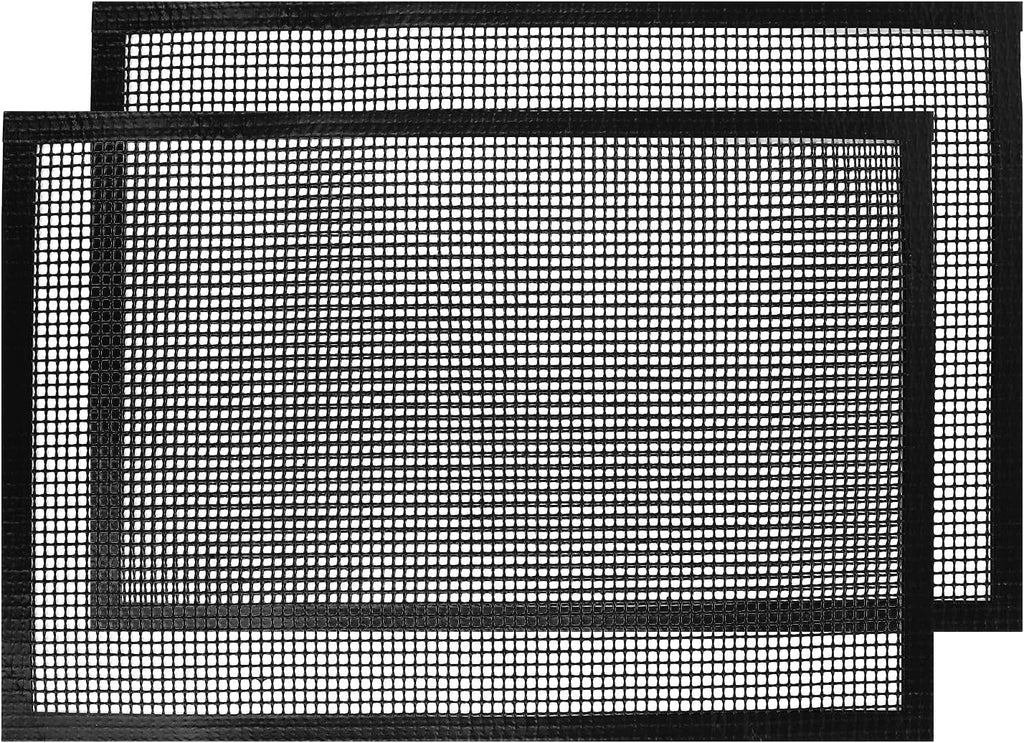 2 Pack Reinforced Nonstick Mesh BBQ Grill Mats