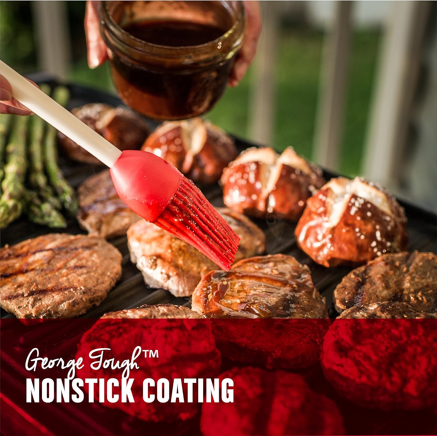 Nonstick Indoor Outdoor Portable Electric BBQ Grill