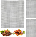 5 Pack Nonstick Mesh Grill Mats 15.7x13 Inch