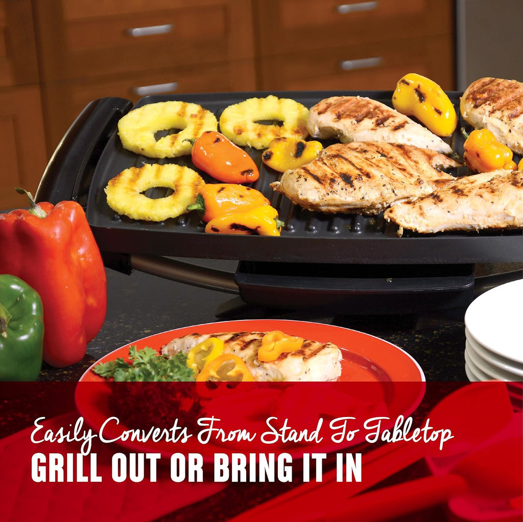 Nonstick Indoor Outdoor Portable Electric BBQ Grill