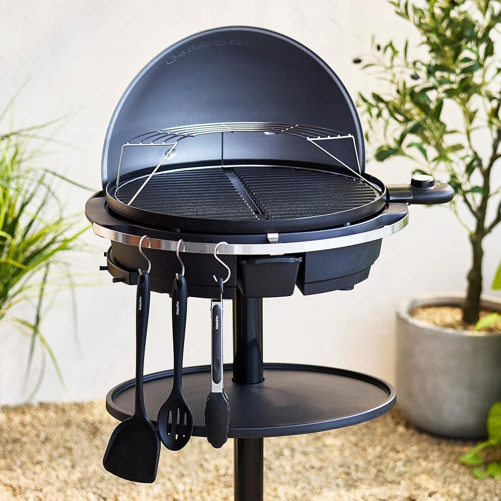 Portable 2-in-1 Indoor Outdoor Electric Grill Griddle