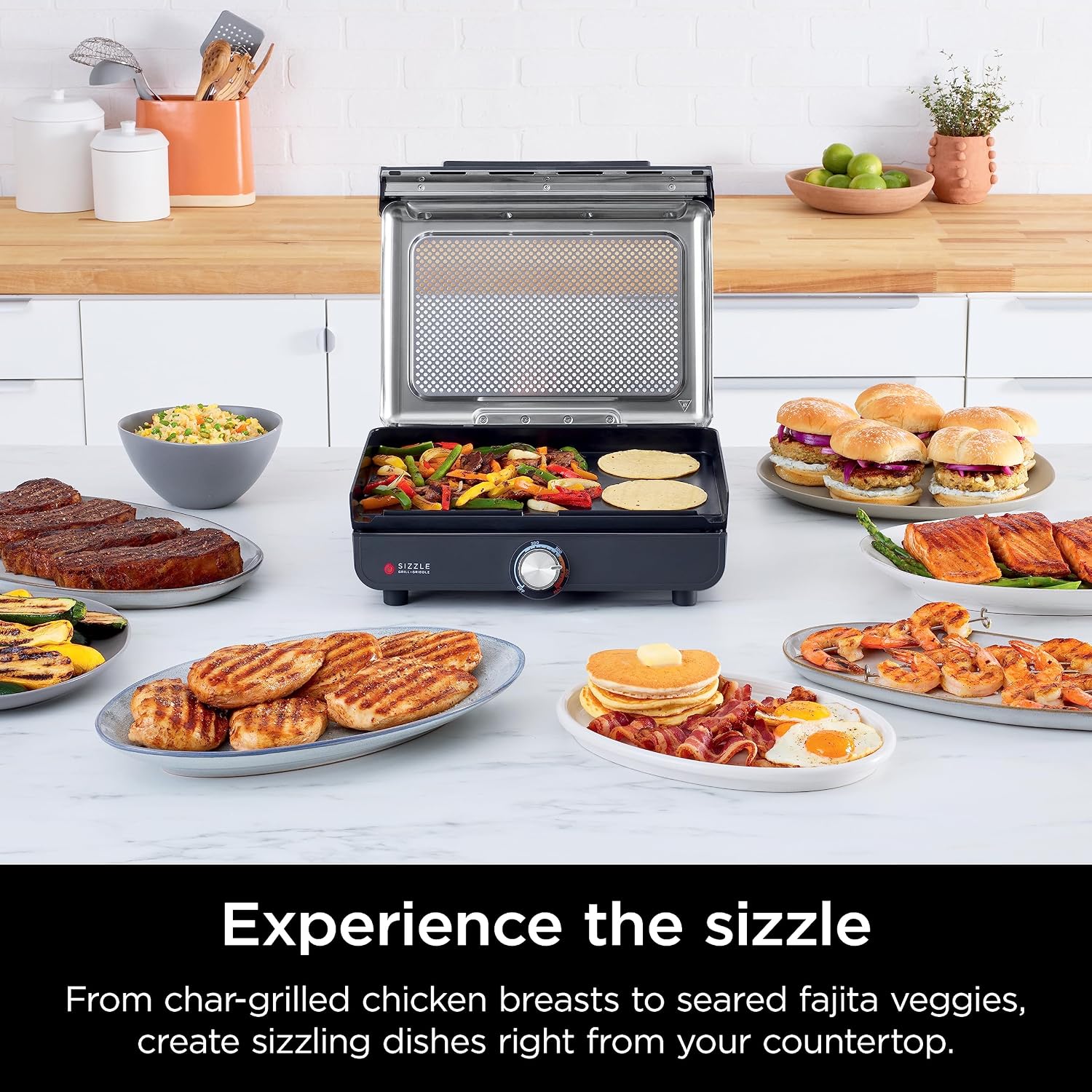14 Inch Nonstick Electric Griddle Indoor Grill